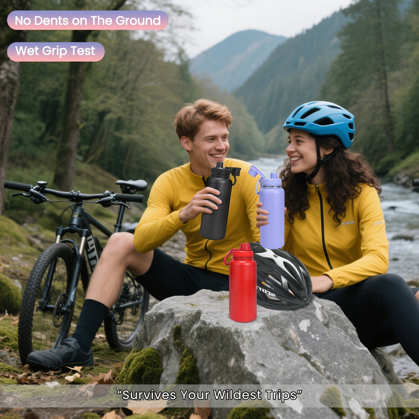 Juicier™ 32oz Stainless Steel Insulated Water Bottle | 98% Microplastic-Free Hydration