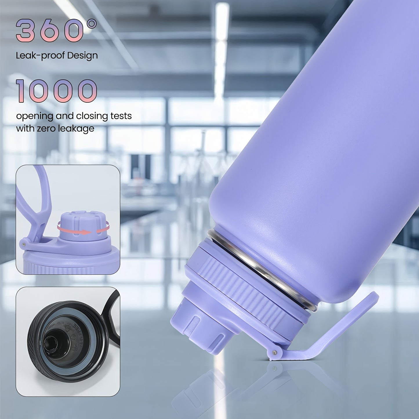 Juicier™ 32oz Stainless Steel Insulated Water Bottle | 98% Microplastic-Free Hydration