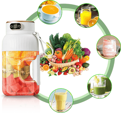 JUICIER GO™ Smart Portable Blender/Cup + Straw – USB Rechargeable