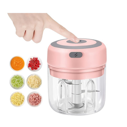 JUICIER CHOPMATE™ Portable Electric Garlic Crusher & Mini Food Chopper – USB Rechargeable