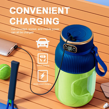 JUICIER GO™ Smart Portable Blender/Cup + Straw – USB Rechargeable